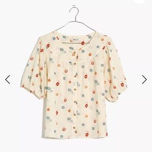 Madewell Prose shirt in dotted floral heyday.